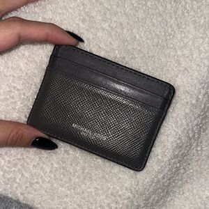 Michael Kors Charcoal Card Wallet